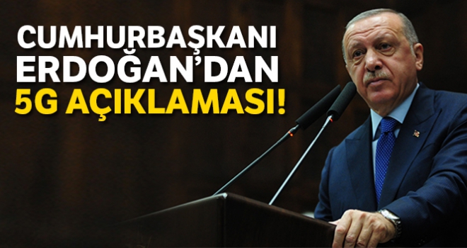 Cumhurbaşkanı Erdoğan: 'Yerli 5G teknolojinin altyapısını kurmadan 5G'ye geçemeyiz'