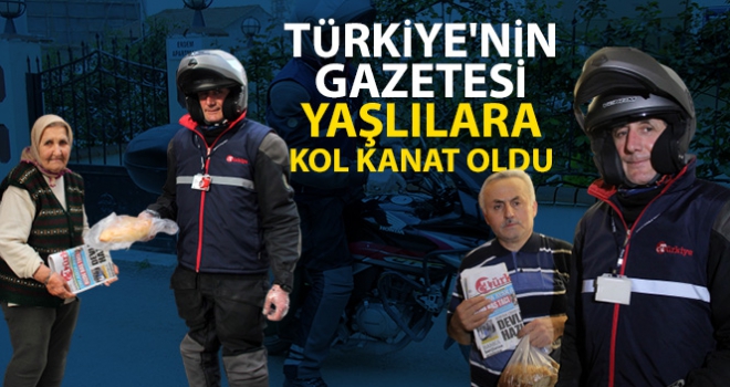 Türkiye'nin gazetesi, yaşlılara kol kanat oldu