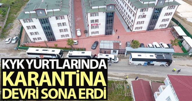 KYK yurtlarında karantina devri sona erdi