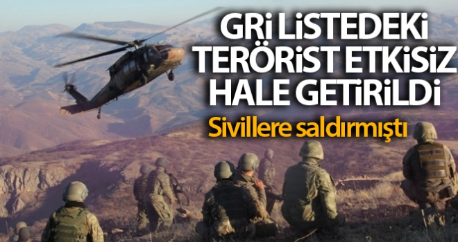 Sivillere saldıran Gri Liste'deki terörist etkisiz hale getirildi