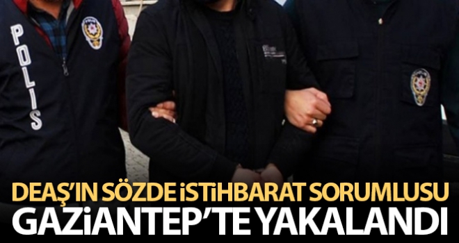 DEAŞ'ın sözde istihbarat sorumlusu yakalandı