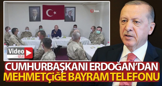 Cumhurbaşkanı Erdoğan, Hakkari İkiyaka Dağları'ndaki askerlerin bayramını tebrik etti