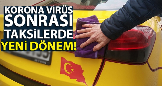 Taksilerde ön koltuğa müşteri alınmıyor