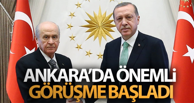 MHP Lideri Bahçeli'yi kabul etti!