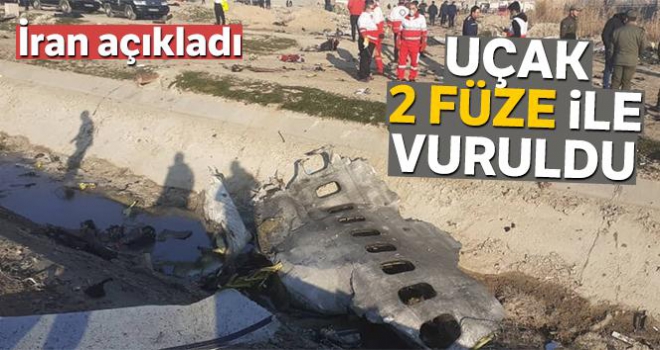 İran, düşürülen uçağın 2 füze ile vurulduğu açıkladı