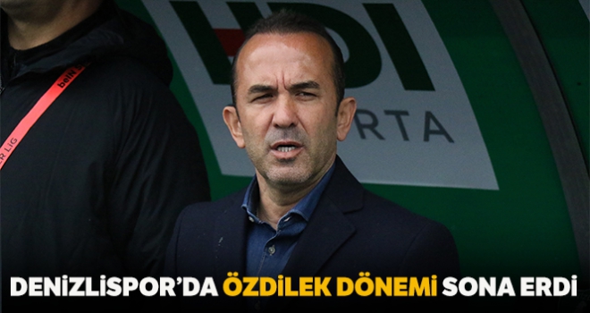 Denizlispor'da Mehmet Özdilek dönemi sona erdi