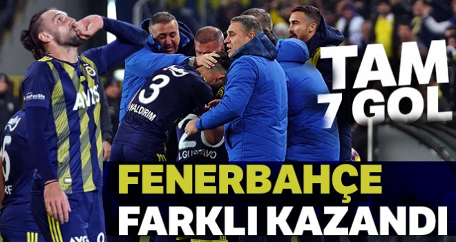 Fenerbahçe farklı kazandı! Maç sonucu: Fenerbahçe 5 - 2 Gençlerbirliği