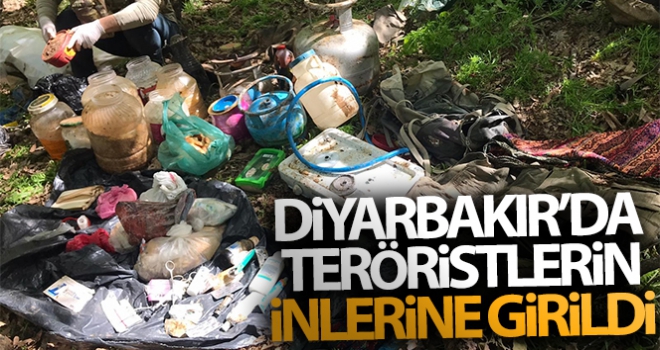 Diyarbakır'da teröristlerin inlerine girildi!