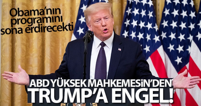 Trump'a engel