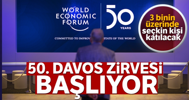 Davos Zirvesi başlıyor