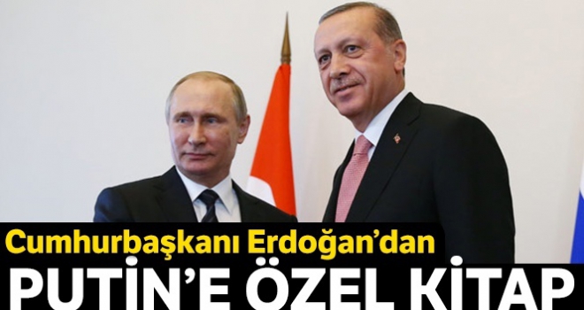 Cumhurbaşkanı Erdoğan'dan Putin'e özel kitap