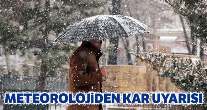 Meteorolojiden 2 il için yoğun kar yağışı uyarısı