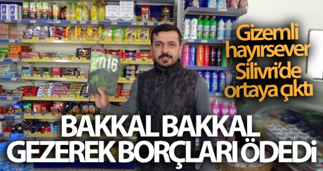 Bakkal bakkal gezerek onlarca kişinin 30 bin liralık borcunu kapattı