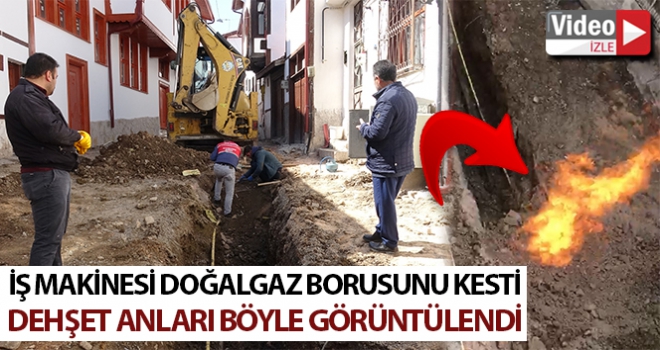 Tokat'ta korkutan anlar cep telefonu ile görüntülendi