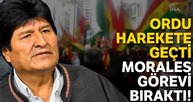 Bolivya Devlet Başkanı Morales istifa etti