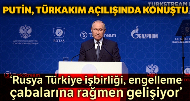 TürkAkım'da vanalar açılıyor