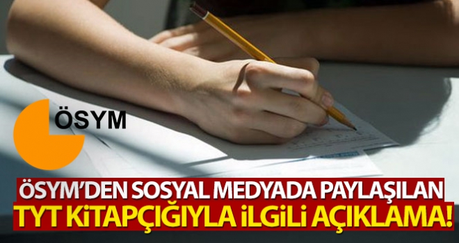 ÖSYM'den sosyal medyadaki paylaşımla ilgili açıklama