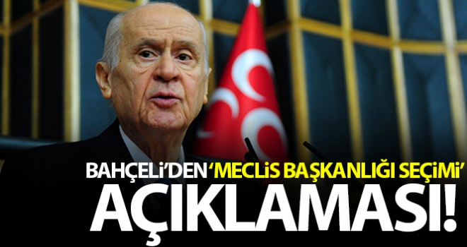 TBMM başkan seçiminde Cumhur İttifakı'nın gereği neyse o yapılacaktır'