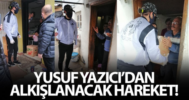 Yusuf Yazıcı'dan anlamlı yardım