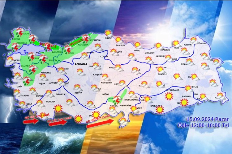 Meteoroloji'den 'Pazar' havası!