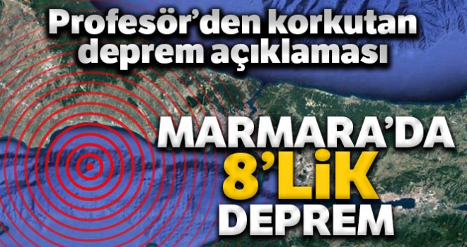 Prof. Dr. İnan'dan korkutan açıklama: 'Tamamı kırılırsa 8'e yakın deprem üretebilir'