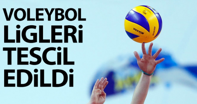 Voleybol ligleri tescil edildi