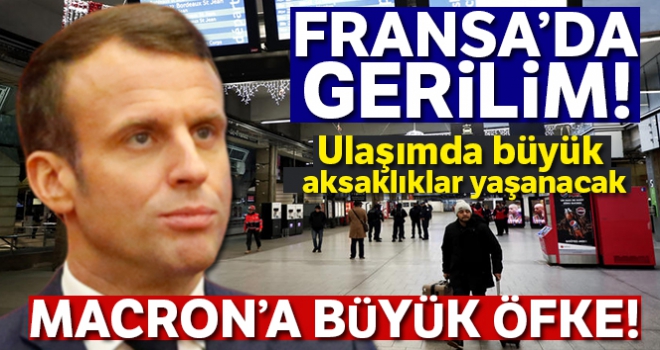 Fransa'da emeklilik reformuna karşı grev ve protestolar başladı