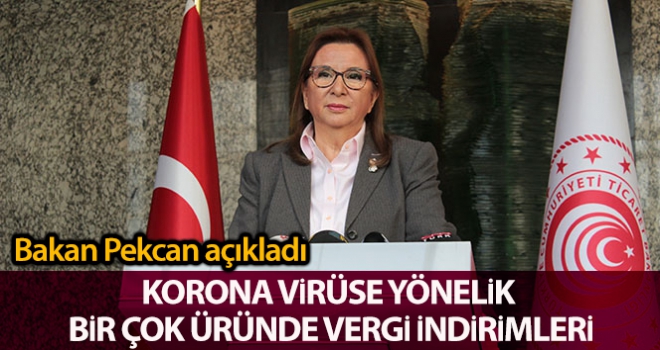 Tek kullanımlık tıbbi maskelerde yüzde 20 olarak uygulanan ilave gümrük vergisini kaldırdık