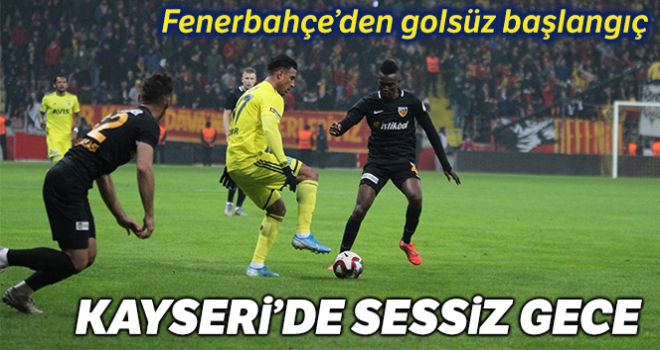 Kayserispor 0-0 Fenerbahçe Maçı Özeti ve Golleri İzle | Kayserispor Fenerbahçe kaç kaç bitti?