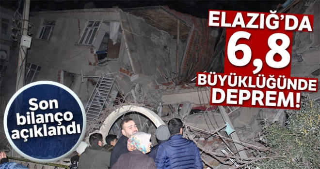 Elazığ'da büyük deprem! AFAD'dan yeni bir açıklama daha... Son bilanço açıklandı