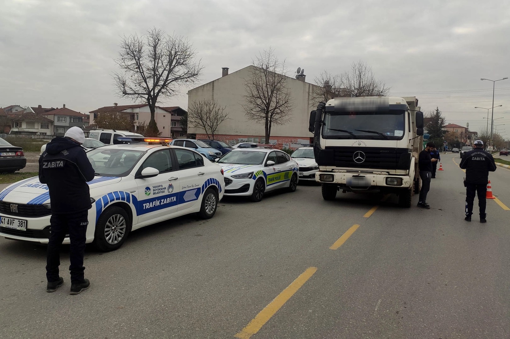 Sakarya'da 'ağır tonajlı' denetim