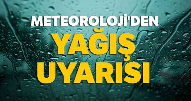 Meteoroloji'den yağış uyarısı