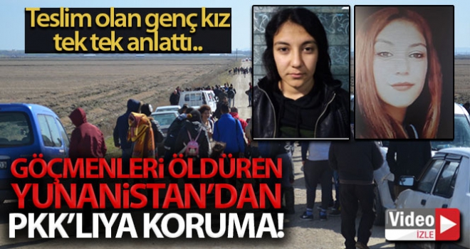 Göçmenleri öldüren Yunan polisinden PKK'lıya koruma