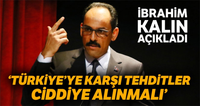 İbrahim Kalın: 