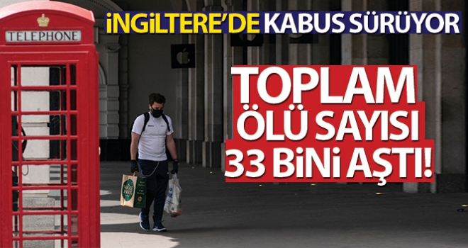 İngiltere'de son 24 saatte korona virüsten 494 kişi öldü