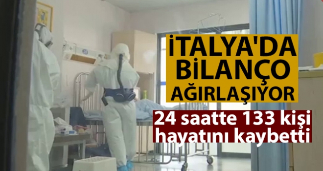 İtalya'da son 24 saatte 133 kişi hayatını kaybetti