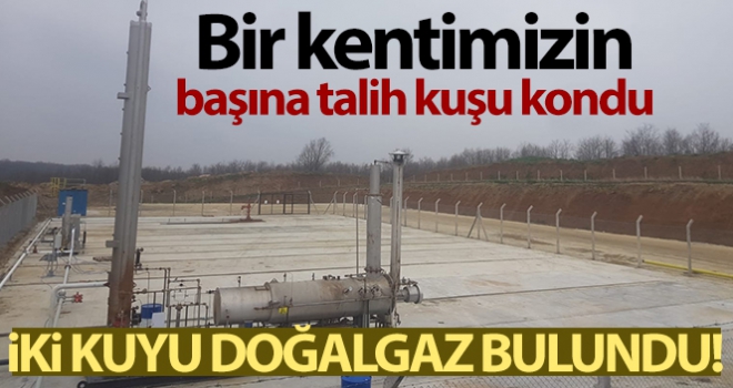 Tekirdağ'da iki kuyuda daha doğalgaz bulundu