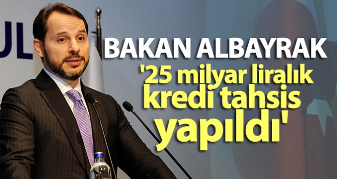 25 milyar liralık kredi tahsis yapıldı