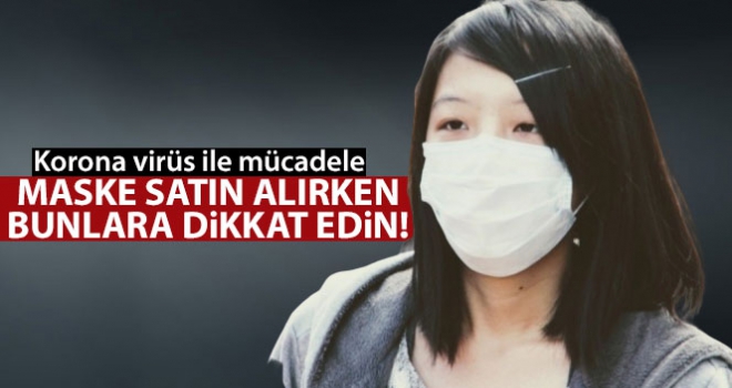 Maske satın alırken bunlara dikkat edin