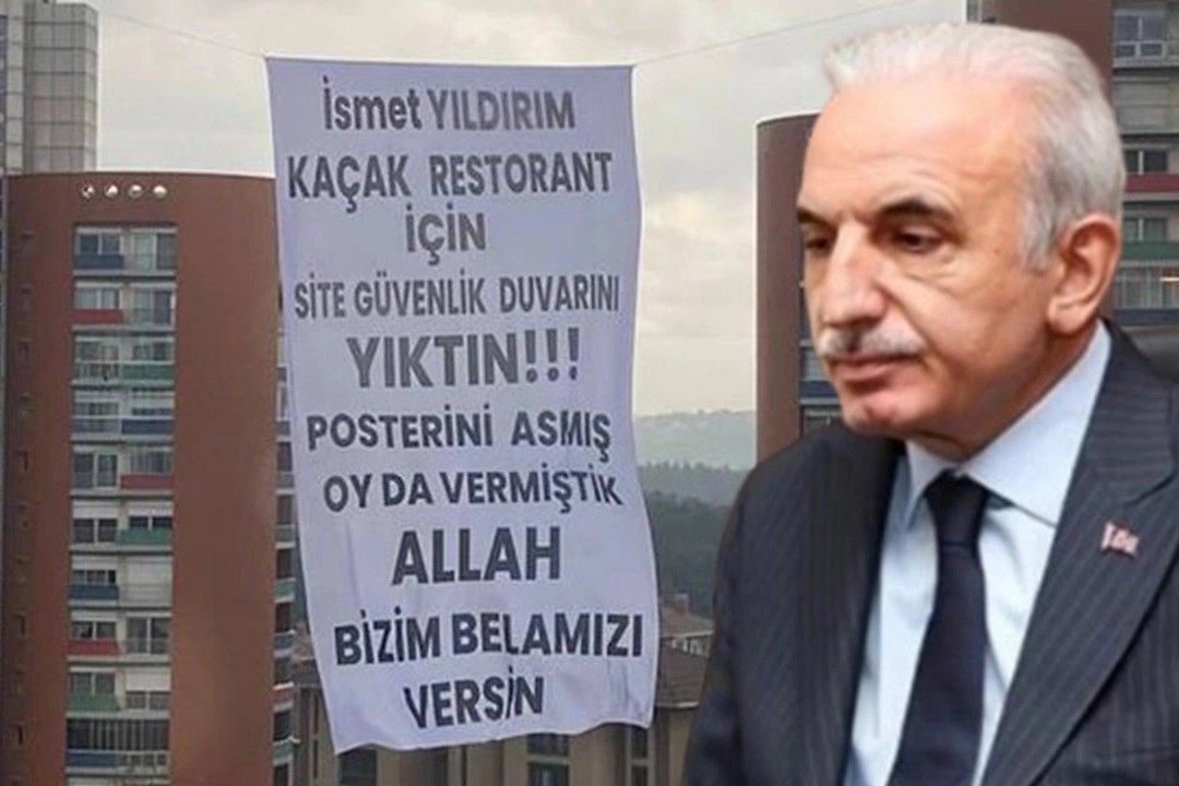 Ümraniye’de pankart krizi! Site Yönetimi, Belediye ve Restoran karşı karşıya...