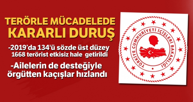 İçişleri Bakanlığı 2019 bilançosunu açıkladı!