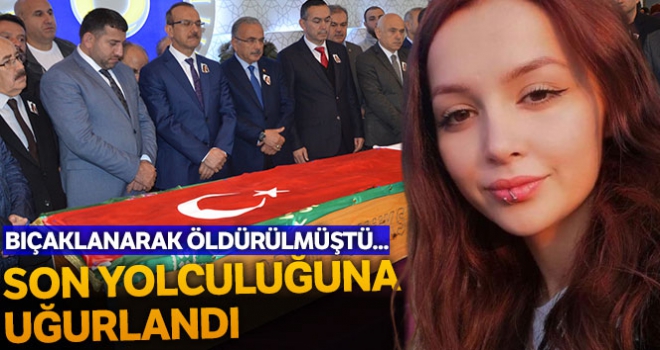 Bıçaklanarak öldürülen Ceren'e gözyaşı