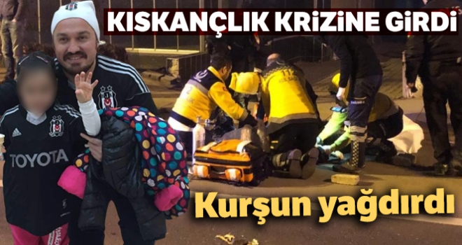 Başkentte kıskançlık krizine giren polis kurşun yağdırdı