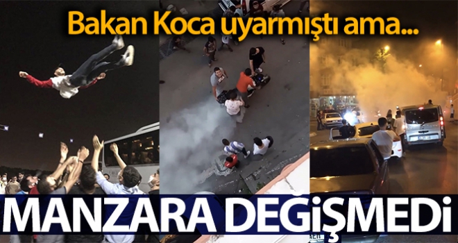 Koca'nın açıklamasına rağmen İstanbul'da dehşete düşüren görüntüler