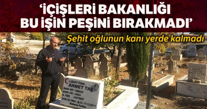 Şehit Babası Osman Taş: 'İçişleri Bakanlığı teröristlerin yakalanacağını ve öldürüleceğini söylemişti'