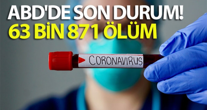 ABD'de korona sonucu hayatını kaybedenlerin sayısı 64 bine yaklaştı