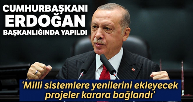 Savunma Sanayi İcra Komitesi: “Yerli ve milli sistemlere yenilerini eklemeye yönelik projeler karara bağlandı”