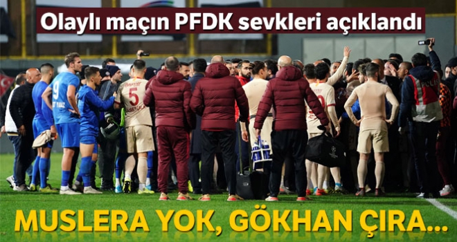 Galatasaray ve Tuzlaspor, PFDK'ya sevk edildi