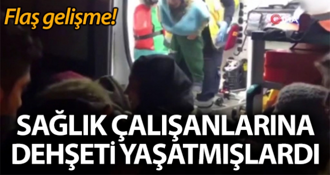 Korona virüs vakasına giden sağlık ekibine dehşeti yaşatan şahıslara dava