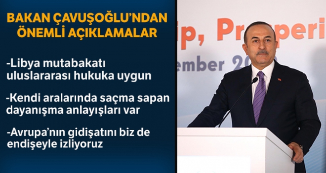 Dışişleri Bakanı Çavuşoğlu: 'Libya ile yaptığımız anlaşma uluslararası hukuka uygundur'